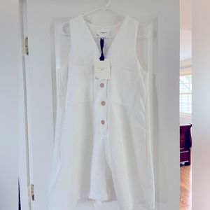 White romper (S) never been worn. Purchased on Tuckernuck’s sample sale.